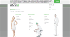 Desktop Screenshot of duco.eu